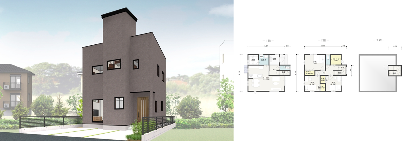 狭小住宅26坪プラン（PLAN-20）